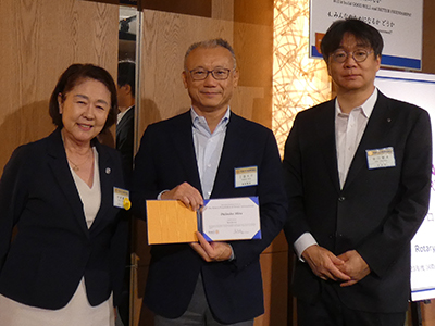 ロータリー財団　ベネファクター表彰