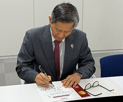 感謝状贈呈の様子4