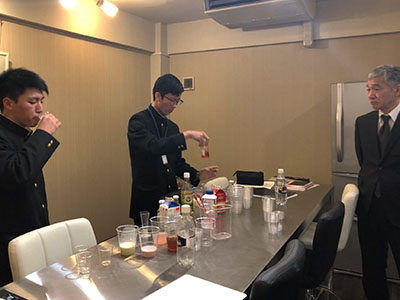 東京都立芝商業高校インターンシップの様子