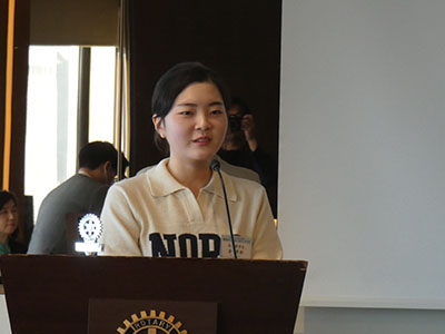 米山奨学生、金秀彬(キムスビン)さん