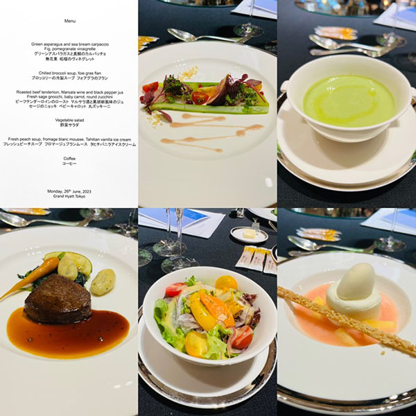 年度末夜間例会の様子