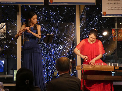 クリスマス夜間例会の様子2