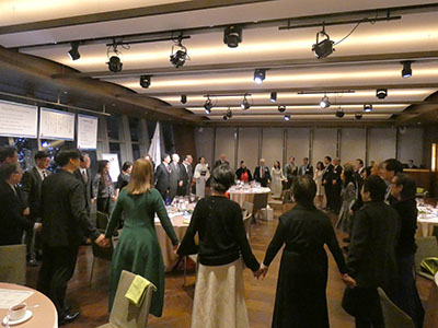 クリスマス夜間例会の様子3