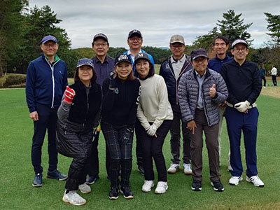 秋のエンジョイゴルフの様子