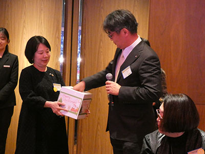 クリスマス夜間例会の様子3